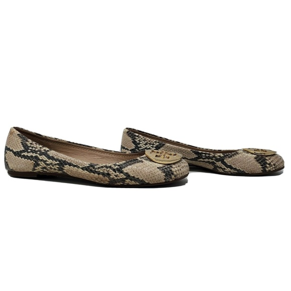 Tory Burch Shoes - Tory Burch Reva Ballerina Flats Snake Print
